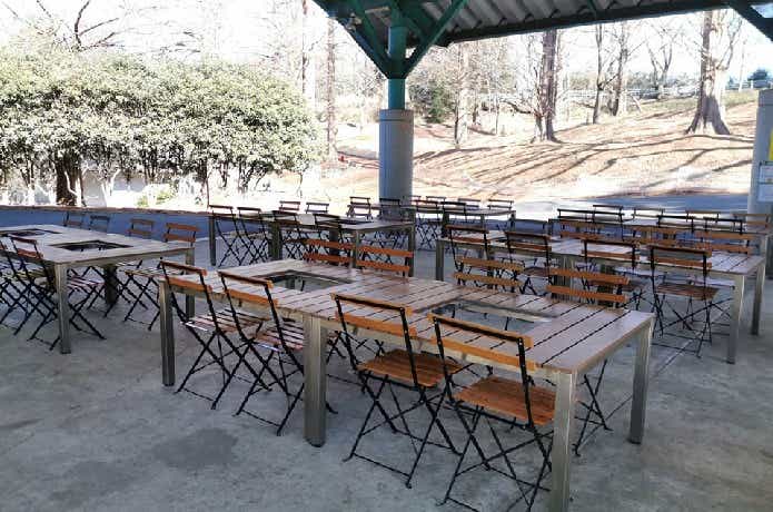 こどもの国のバーベキュー場