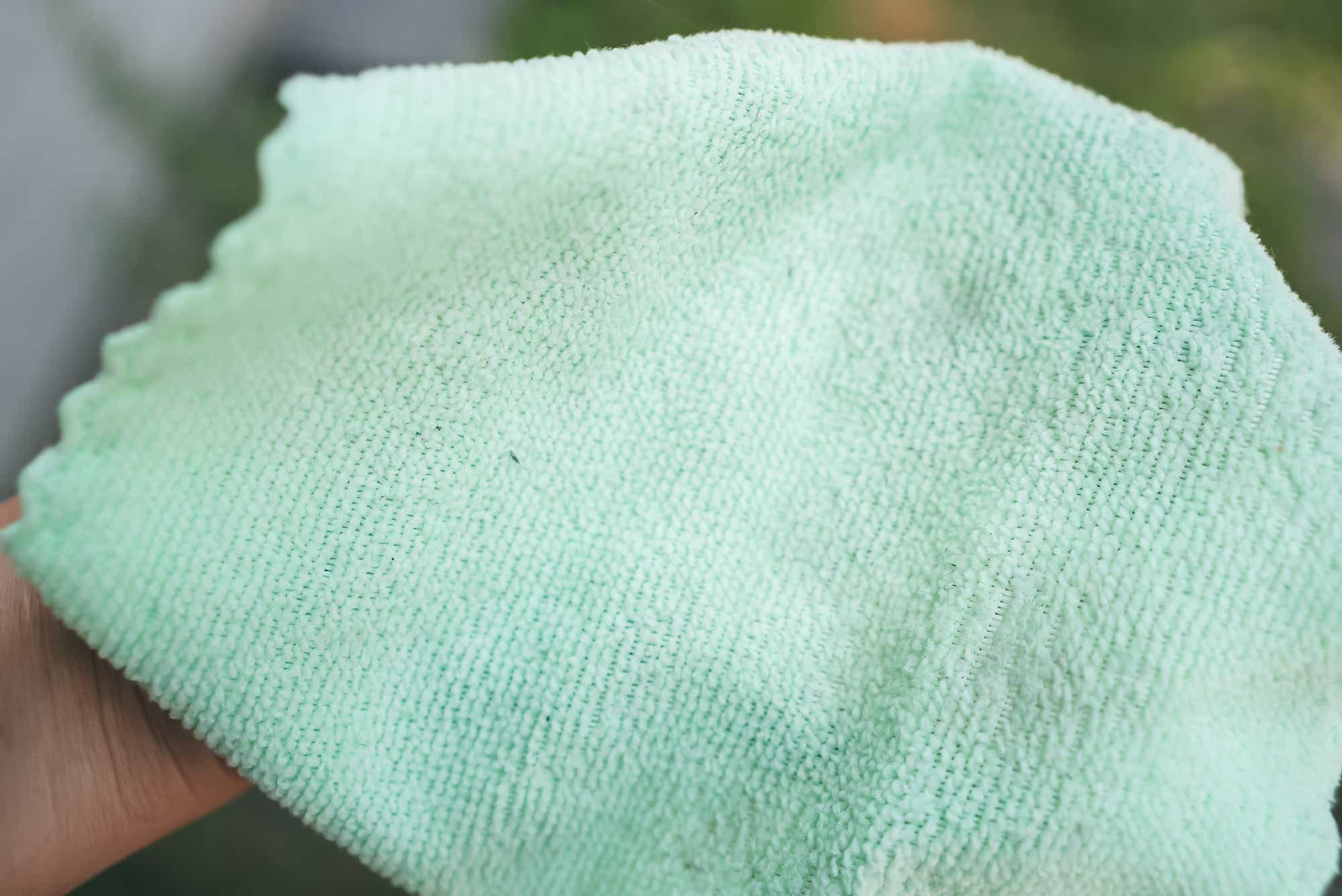 ルームピア 車内のシャンプーで使ったタオル