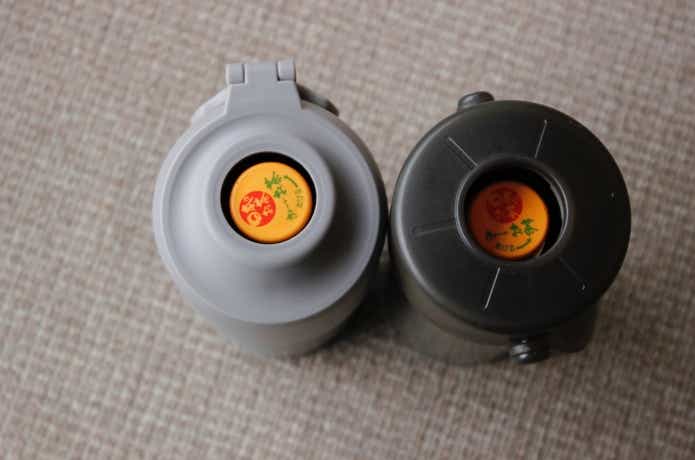 ホット用ペットボトルを入れてある