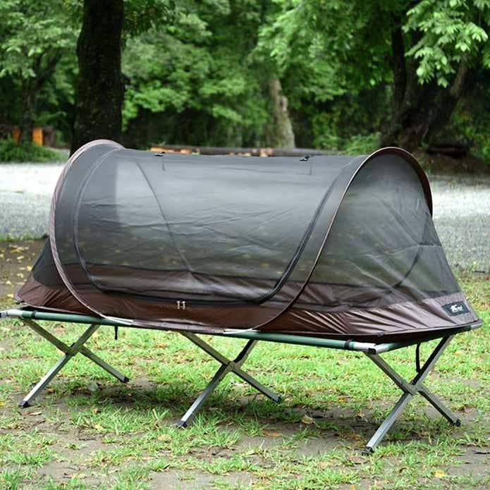 フィールドアのポップアップメッシュテント