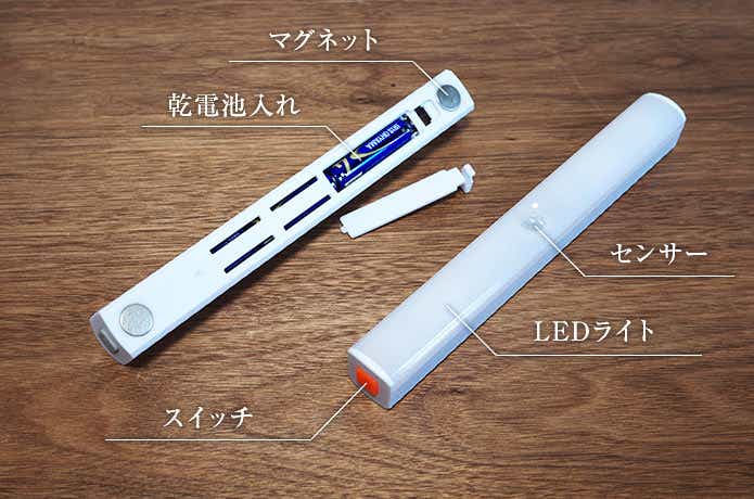 センサーライトの各名称