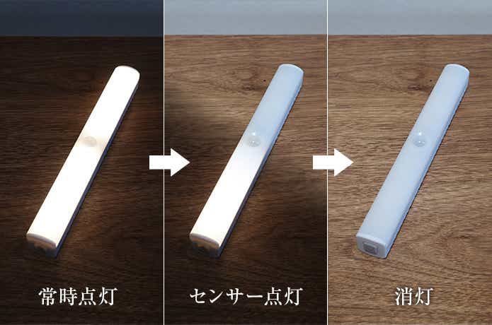 センサーライトの点灯順