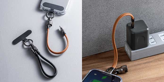 サンワダイレクトのストラップ型 Type-Cケーブル