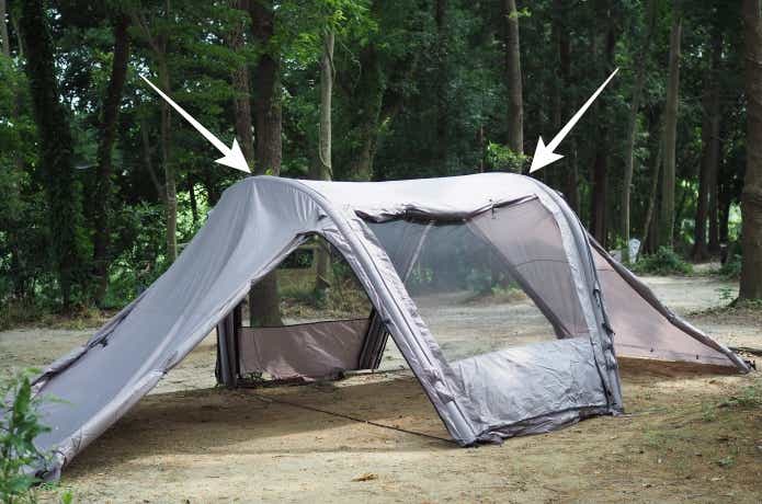 M.W.MのREADY Tent-Airvanのフレーム