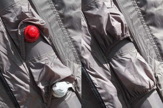 M.W.MのREADY Tent-Airvanの空気弁