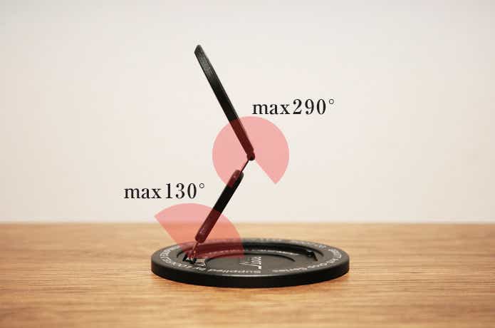 GRAVITY MAGNETRING for MagSafeのリング角度