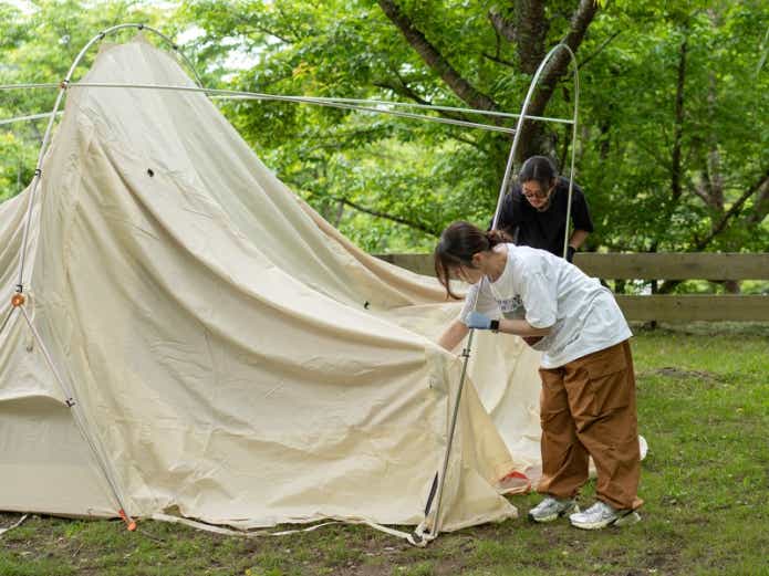 DOD「カマボーン」の設営