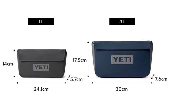 サイドキックドライの1Lと3Lのサイズ