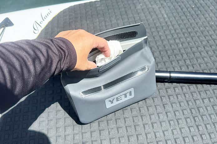 テッシュを入れたサイドキックドライ