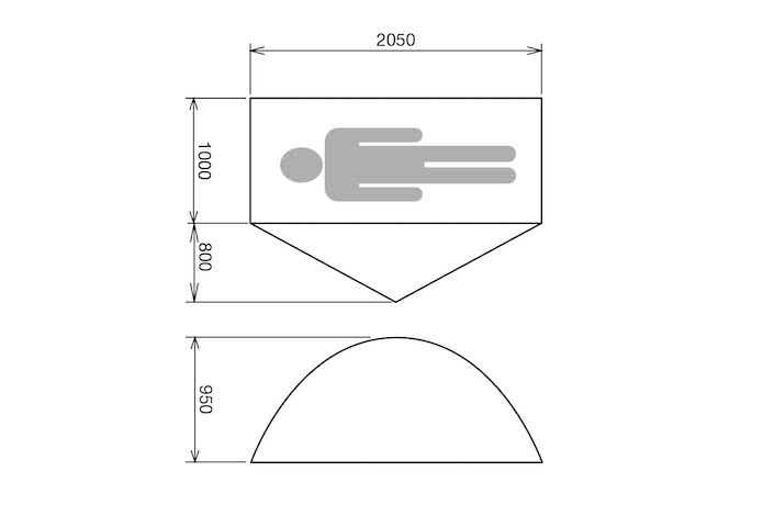 パーゴワークスのZENN DOME SHELTER