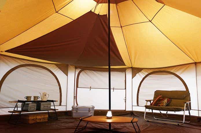 DOD タケノコドレープを使った室内