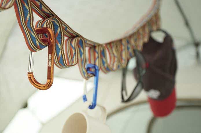 ロゴス LOGOS ドリップベルトとカラビナ