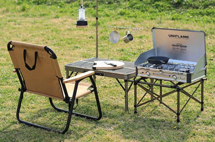 クイックキャンプ 折りたたみ フルメッシュキッチンテーブル