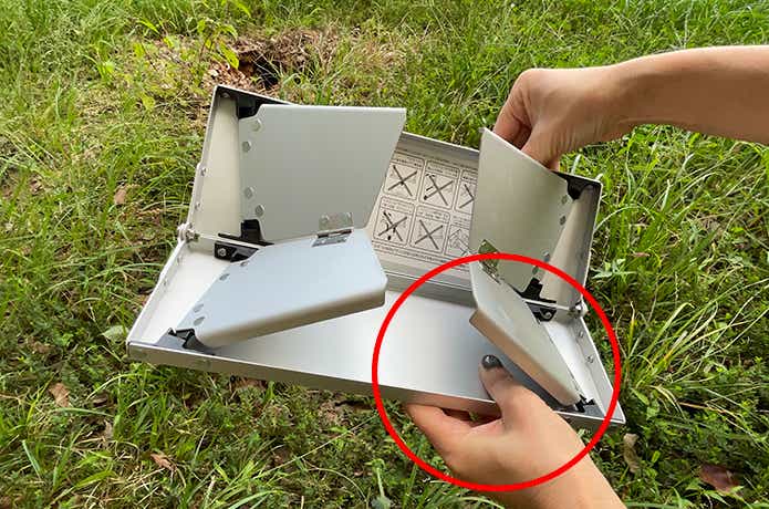 A4 アルミポップアップテーブル