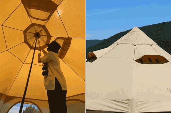 DODタケノコテント2のベンチレーション