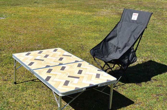 コールマン ファイヤーサイドヒーリングチェアNX HBとテーブル