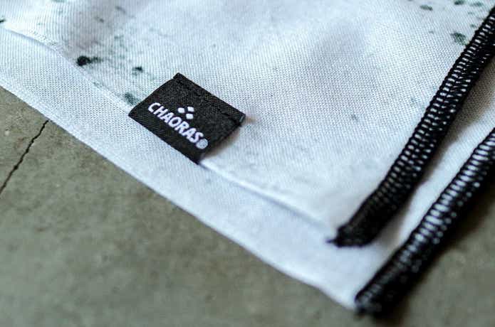 CHAORASのスポーツてぬぐい（CAMP HACK exclusive）BLACK BARK