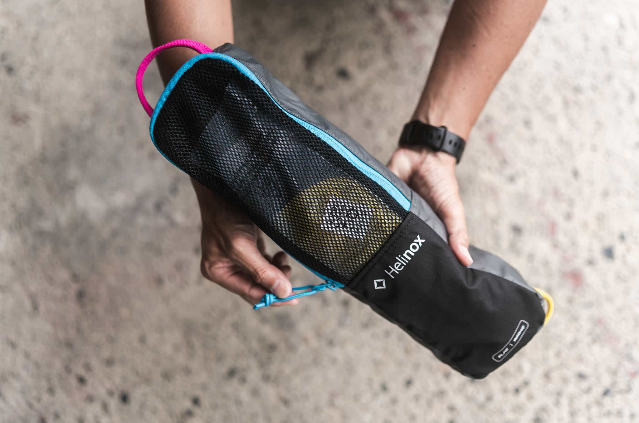 Helinox_HeliDrop　手持ち　床