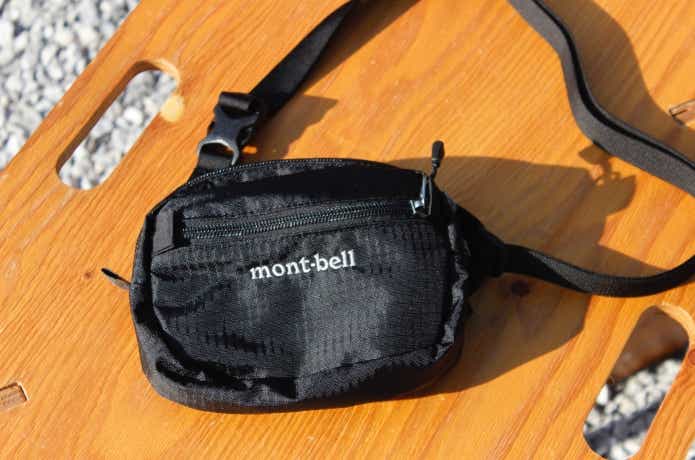 モンベルのベルトポーチ