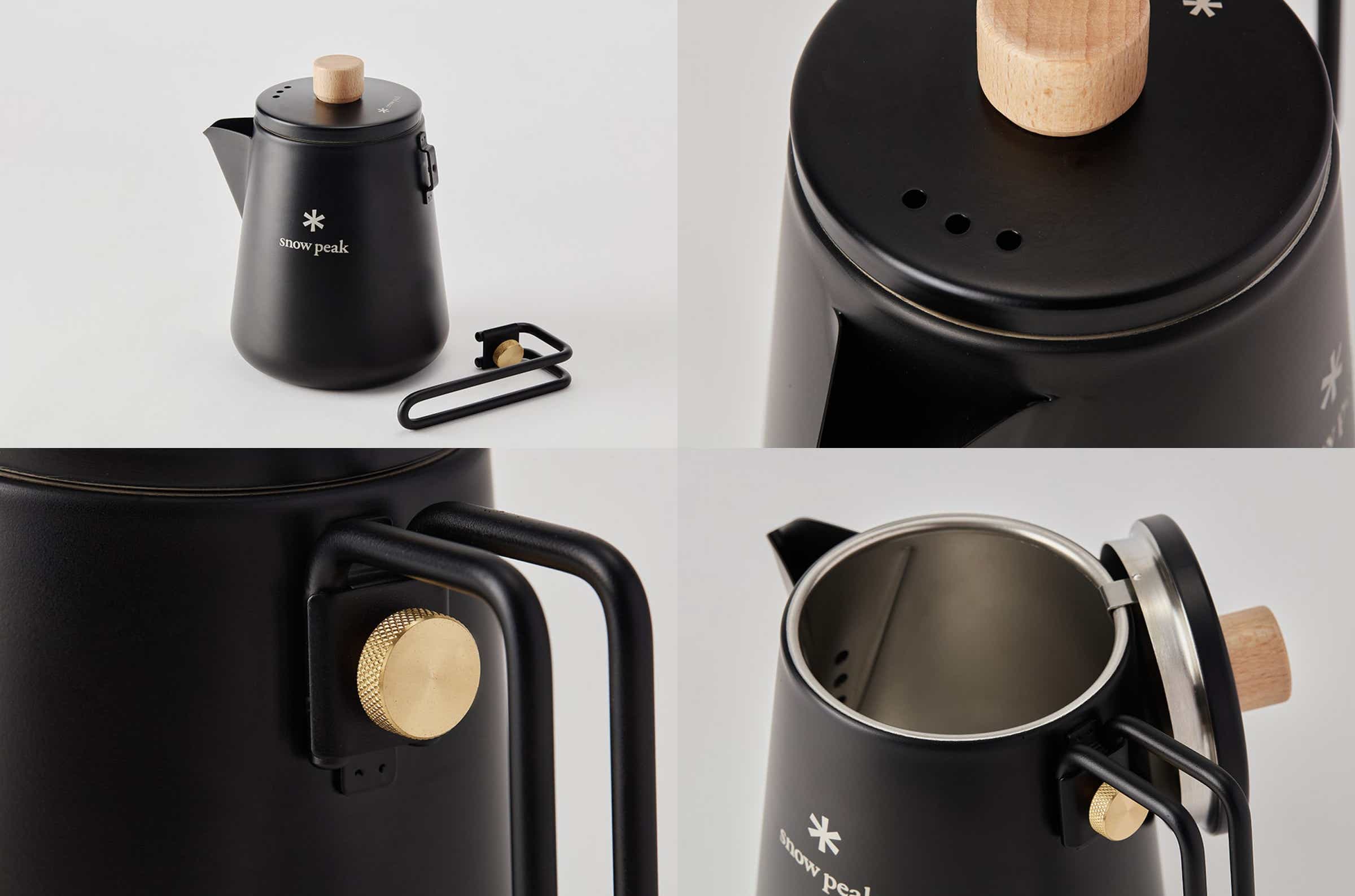 スノーピーク　ローチェア30 ブラック フィールドバリスタ ケトル ブラック SSシングルプラスパワー