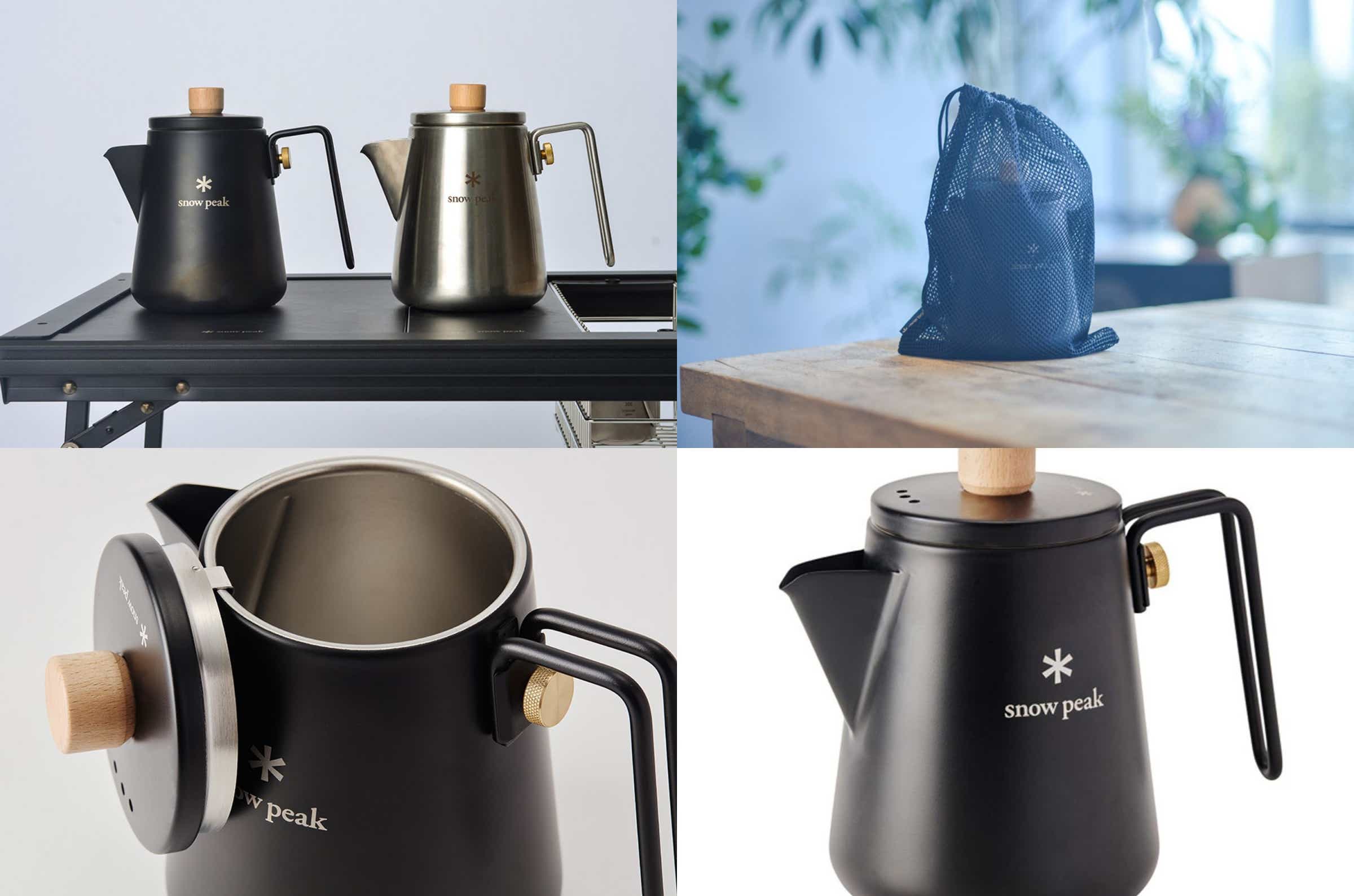 スノーピーク　ローチェア30 ブラック フィールドバリスタ ケトル ブラック SSシングルプラスパワー