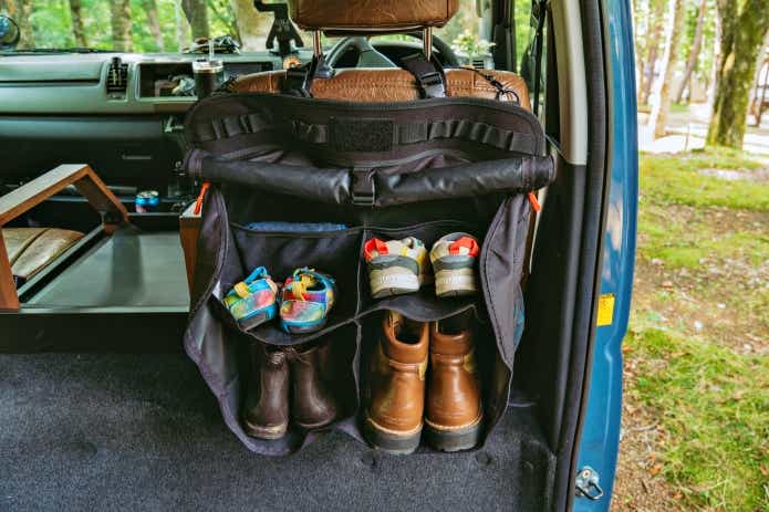 CAMP HACKオリジナルの「マルチシューズラック」