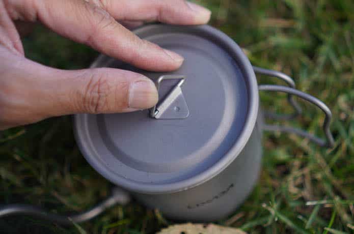 LIXADAのチタンコーヒーポット