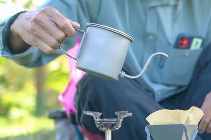 LIXADAのチタンコーヒーポット