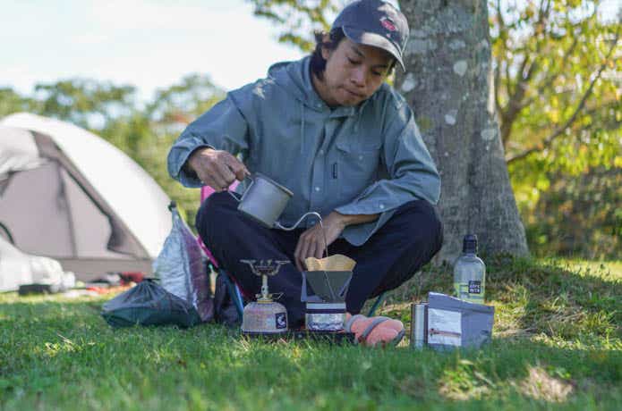 SQUUXIUのチタンコーヒーポット