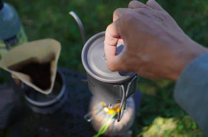 LIXADAのチタンコーヒーポット