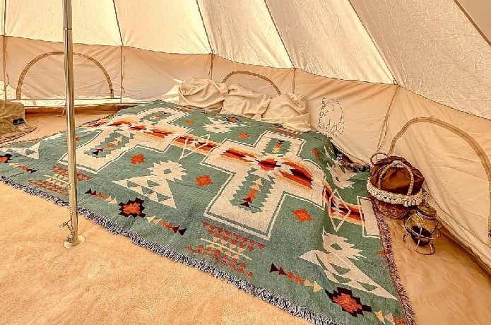 Peel Forest メキシカンラグ ネイティブ柄 大判