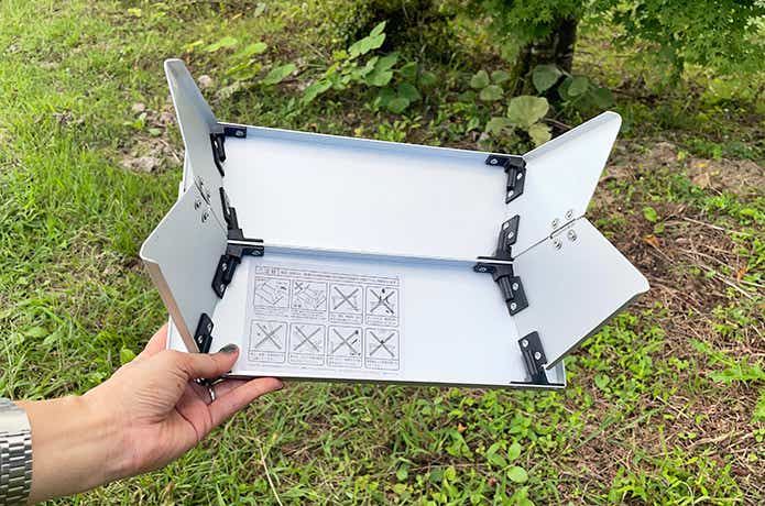 キャプテンスタッグ 「A4 アルミポップアップテーブル」