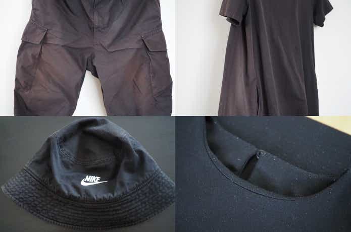 色褪せた洋服たち