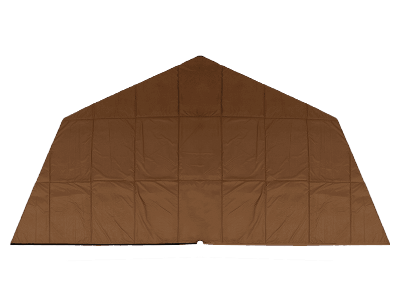 クッション性が高く、快適に過ごせる。冷気も遮断可能