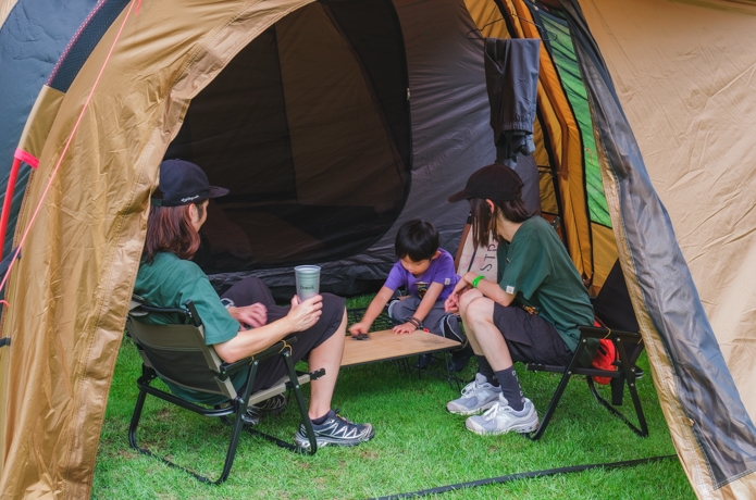 キャンプの様子