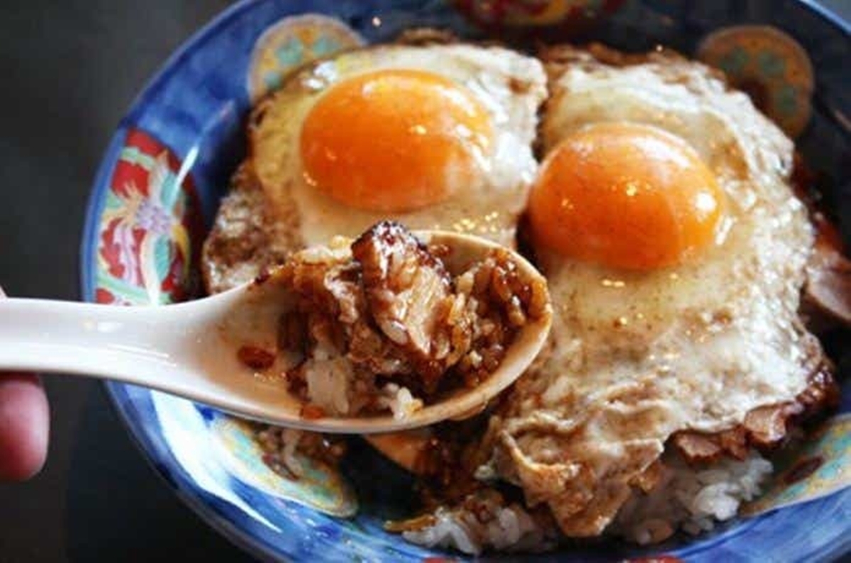 焼豚玉子飯