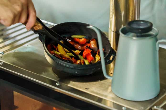 マウントスミ　mt.sumi 薪ストーブ　オーラFG オーラFGステンレス　料理　薪ストーブ料理