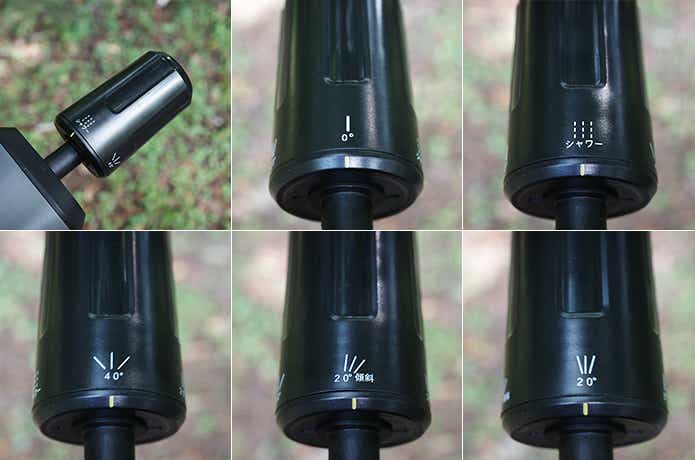 ノズルの5パターン