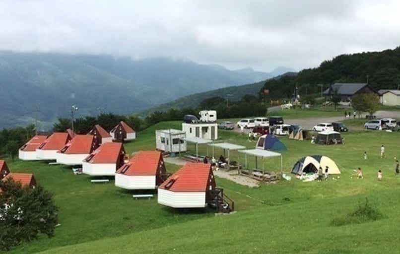 眺望抜群のキャンプ場。安く利用できるのもうれしい