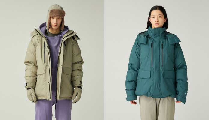 スノーピーク　「Wool Jacquard（ウールジャガード）」「GORE-TEX Weatherproof Down（ゴアテックス ウェザープルーフダウン）」