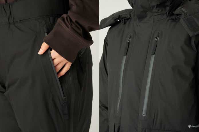 スノーピーク　「Wool Jacquard（ウールジャガード）」「GORE-TEX Weatherproof Down（ゴアテックス ウェザープルーフダウン）」