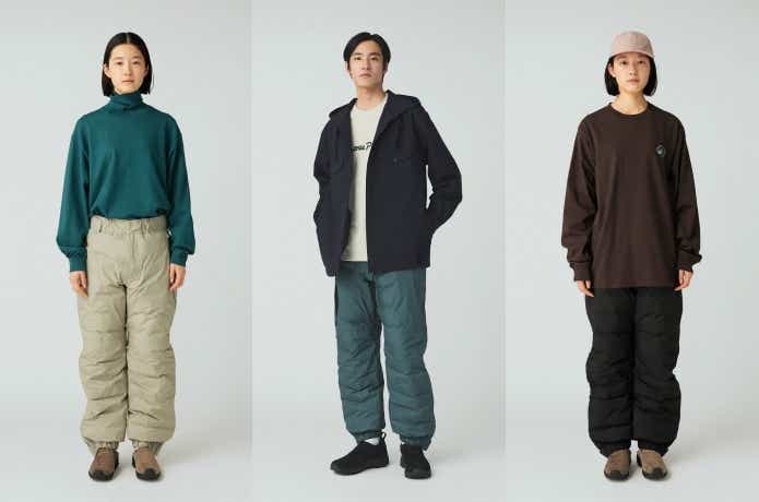 スノーピーク　「Wool Jacquard（ウールジャガード）」「GORE-TEX Weatherproof Down（ゴアテックス ウェザープルーフダウン）」