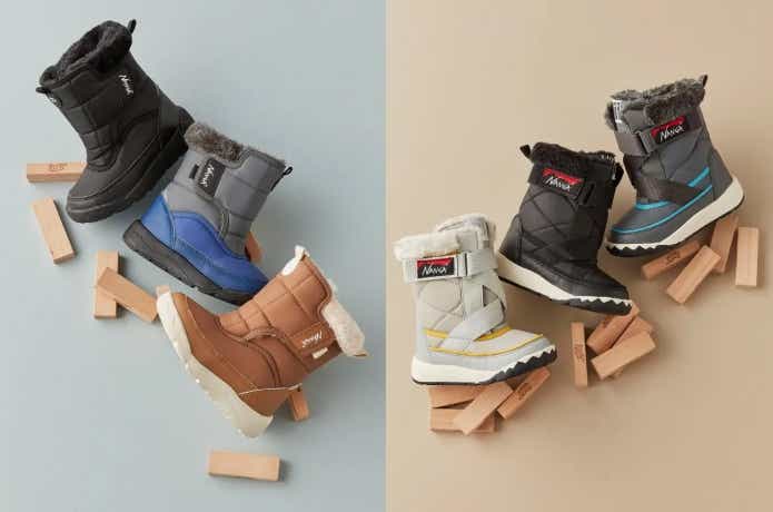 NANGA × IFME「キネティックブーツ」と「patto 着脱ブーツ」