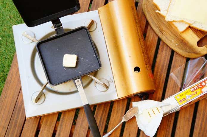 ホットサンドの準備