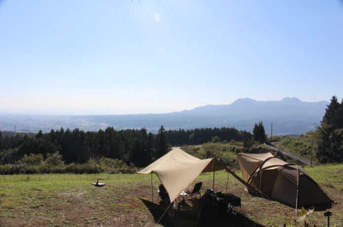 くりの木キャンプ場でキャンプ