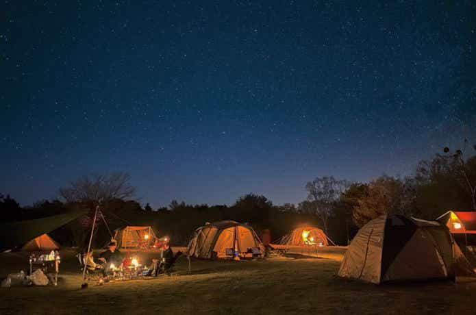 夜の山の駅たかはら STAR LIGHT BASE CAMP