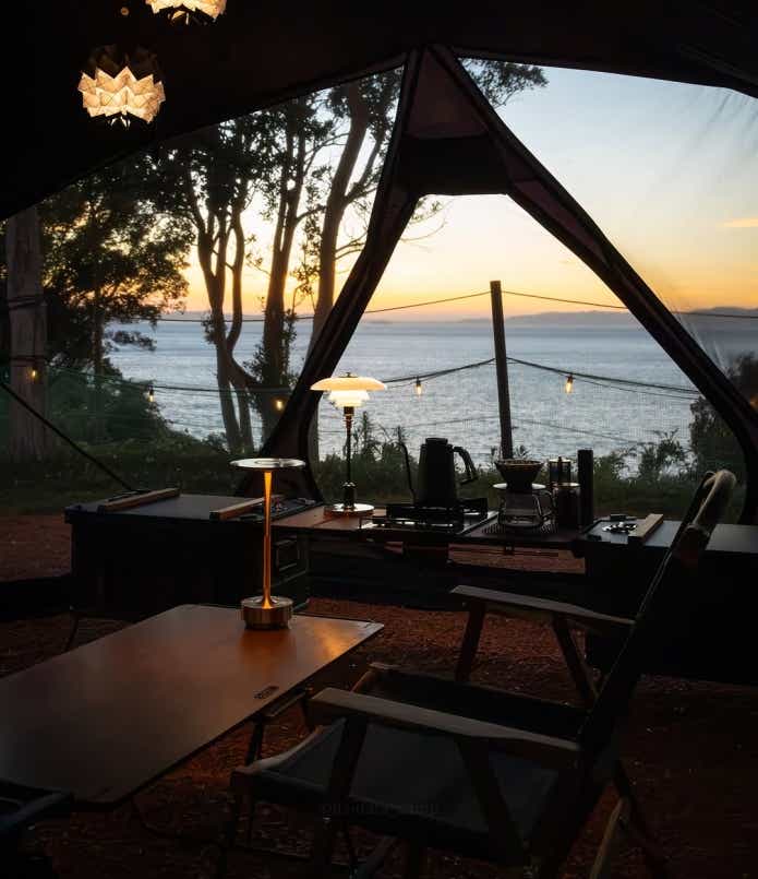 豊国崎オートキャンプ場のキャンプサイト