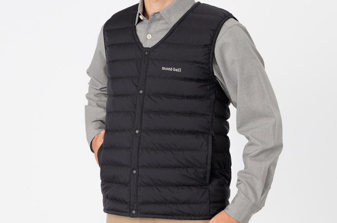 モンベル スペリオダウンVネックベスト