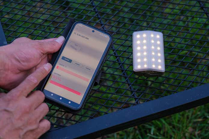 スリムライトミニのスマホ操作