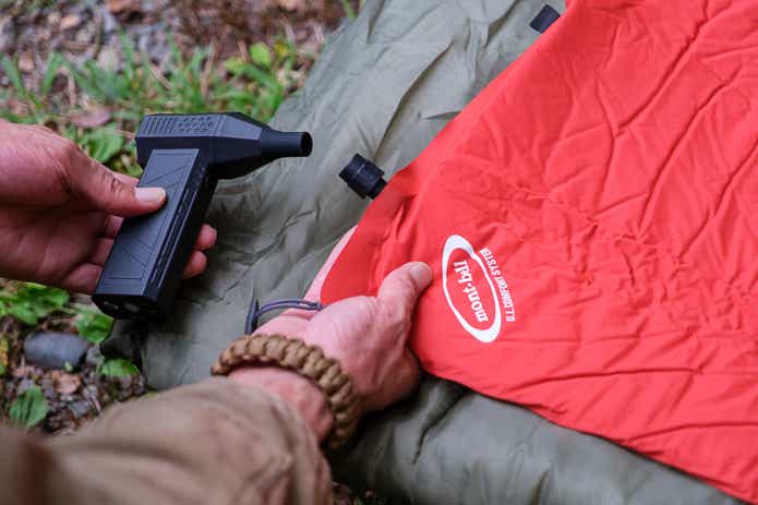 ブロワー疾風とスリーピングマット